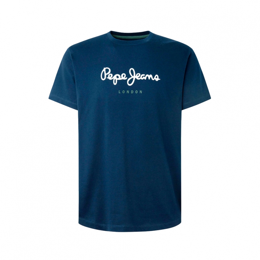 T-SHIRT EN COTON AVEC IMPRIMÉ LOGO