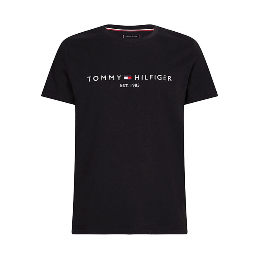 t-shirt-mit-tommy-hilfiger-logo