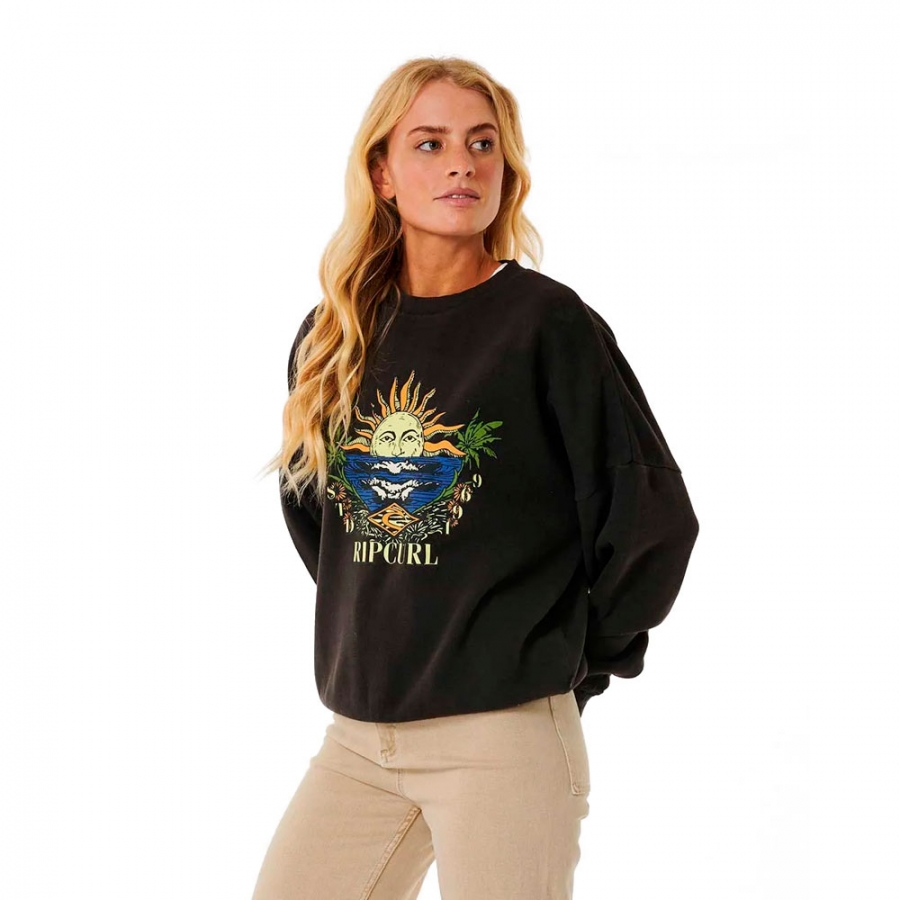 sweat-shirt-noir-delave-shore-break