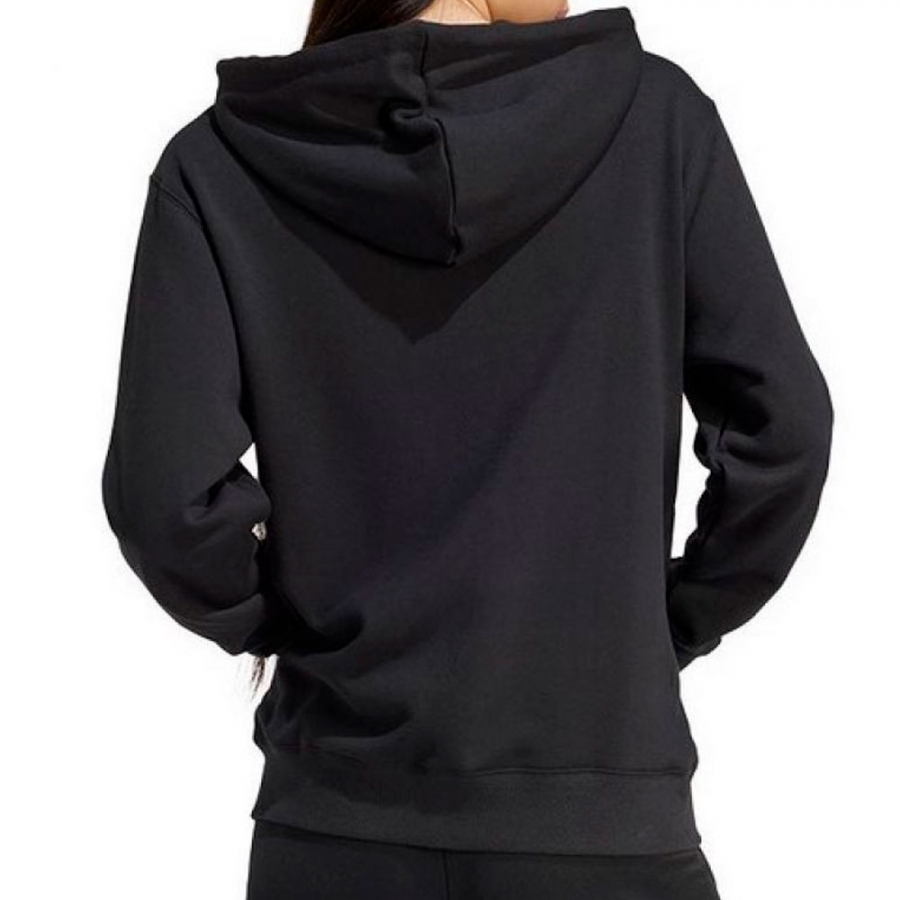 lineares-sweatshirt-mit-full-zip-schwarz