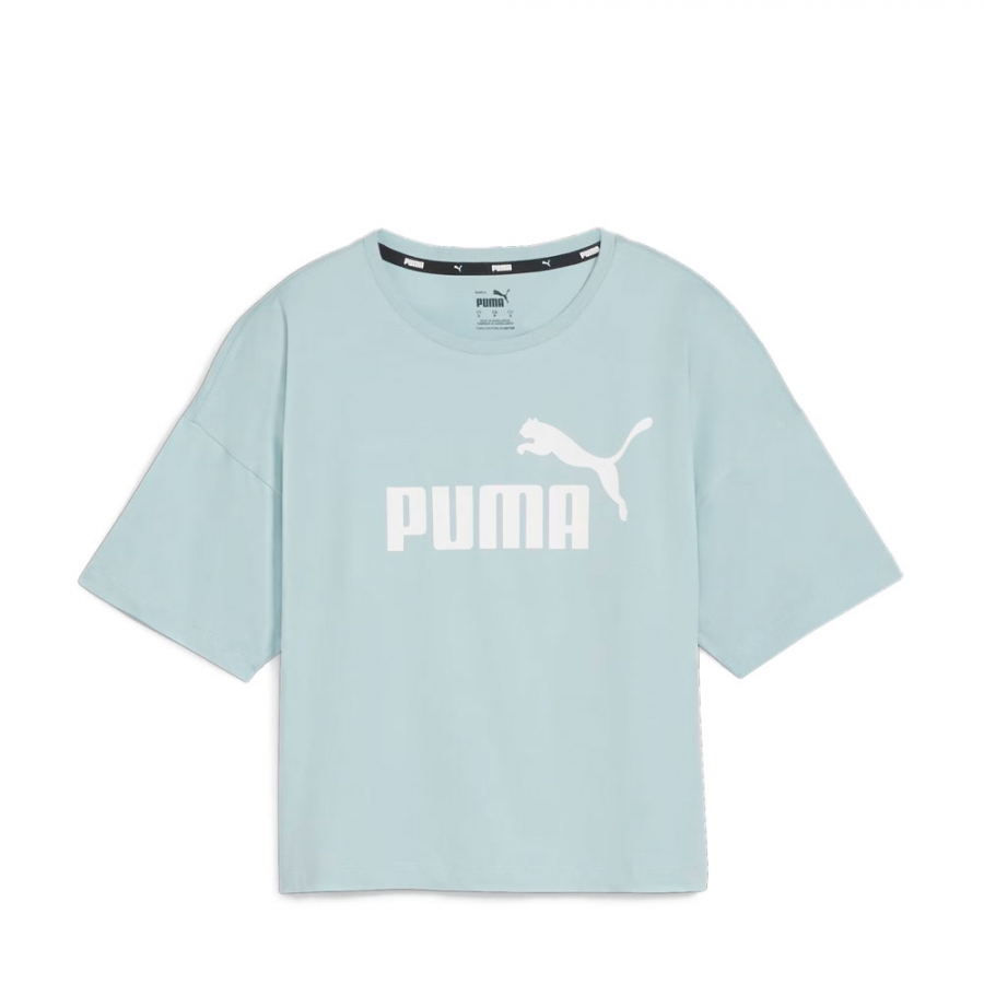 camiseta-essentials-cropped-logo