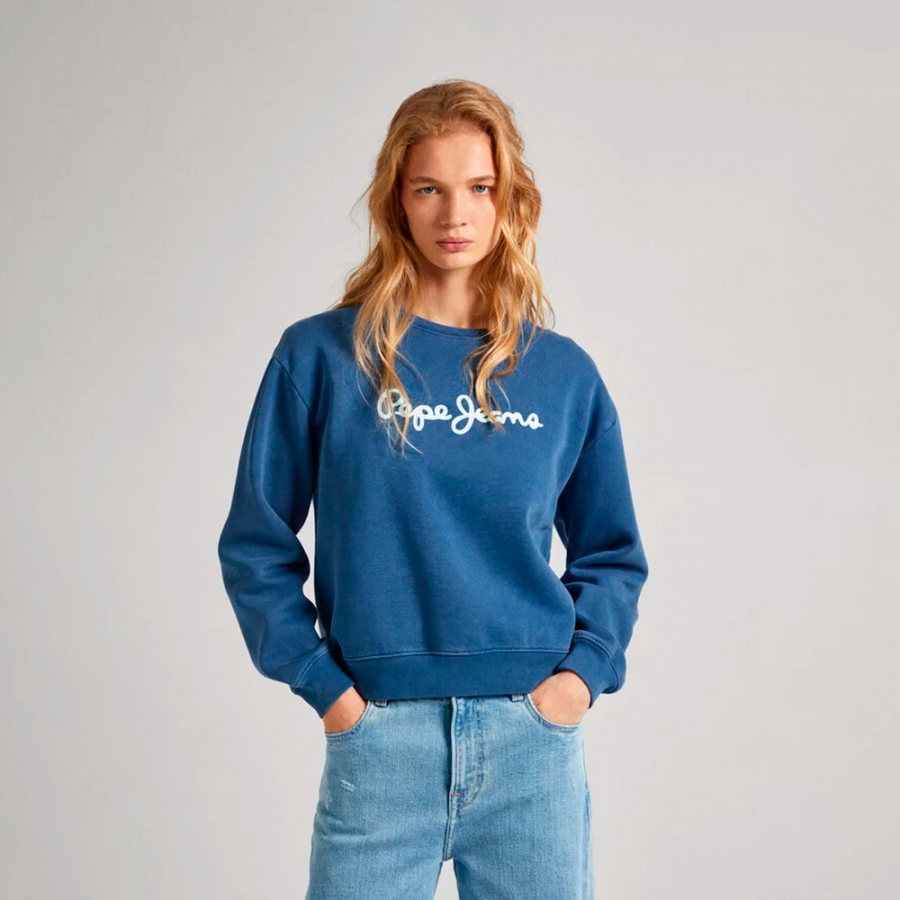 rundhals-sweatshirt-mit-logo