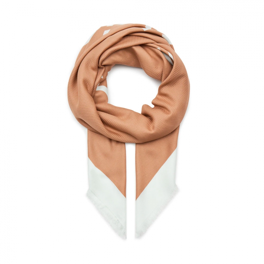 foulard-contraste-logo-jacquard