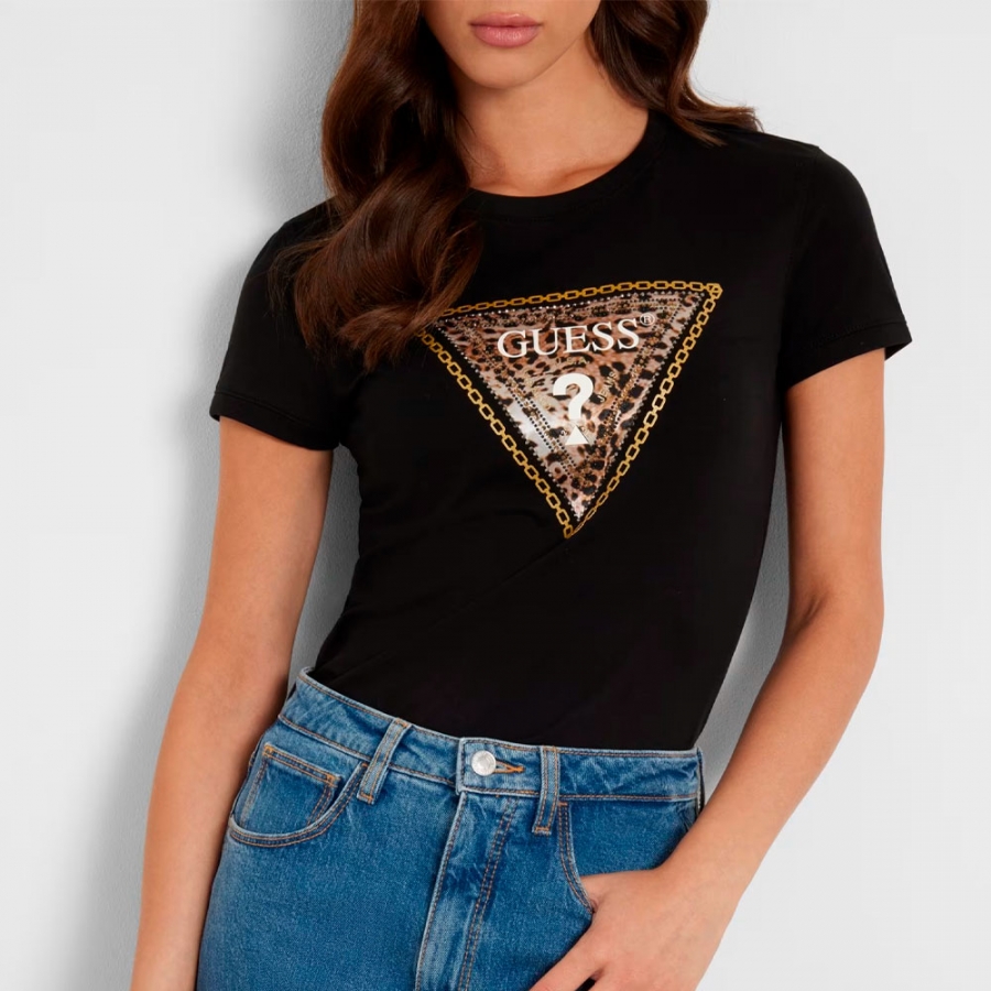 camiseta-elastica-con-logotipo-triangulo-strass