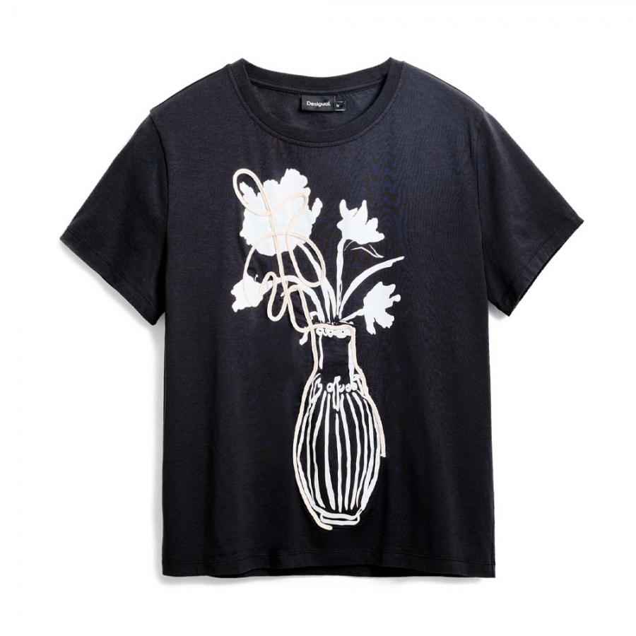 t-shirt-ombre-uni-avec-vase