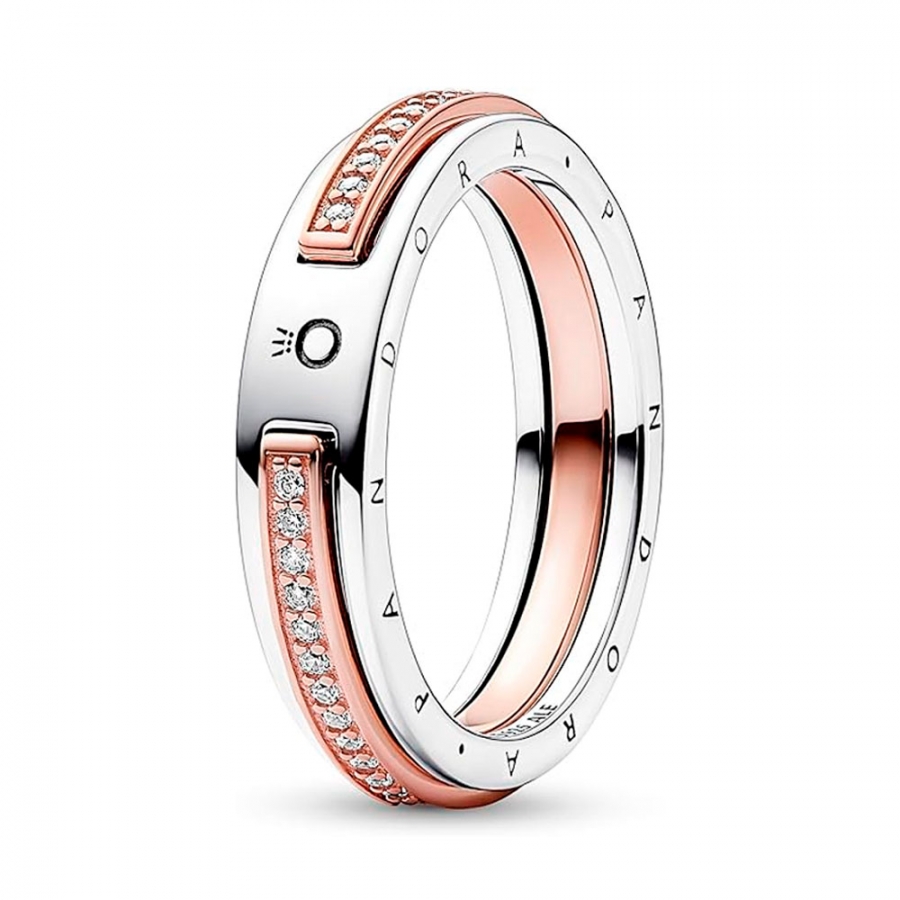 logo-and-pave-ring-in-two-tone-pandora-signature-182773c01