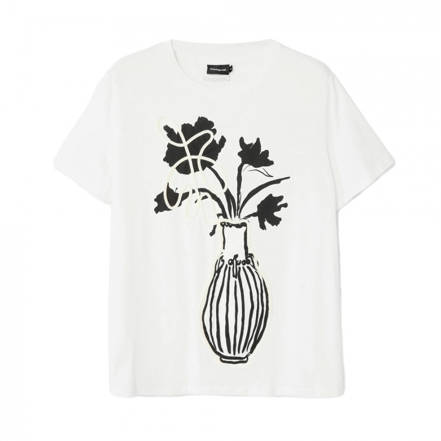 t-shirt-ombre-uni-avec-vase