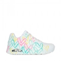 WMLT-WHITE/MULTI PRINTED HEART