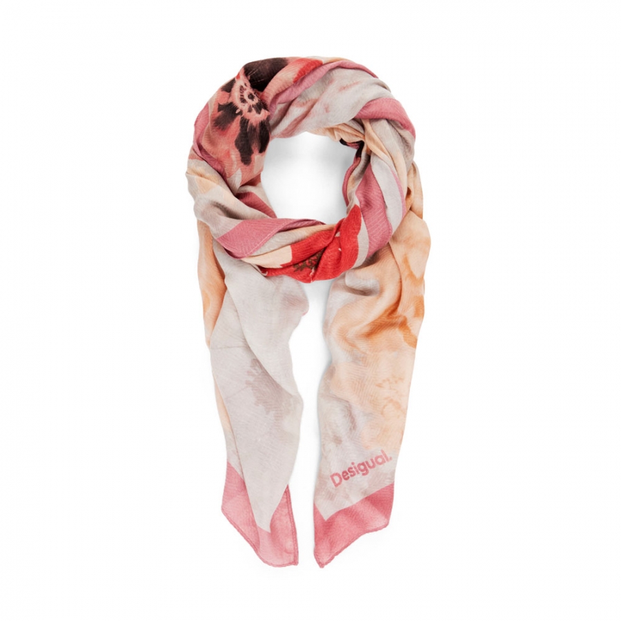 foulard-imprime-fleuri