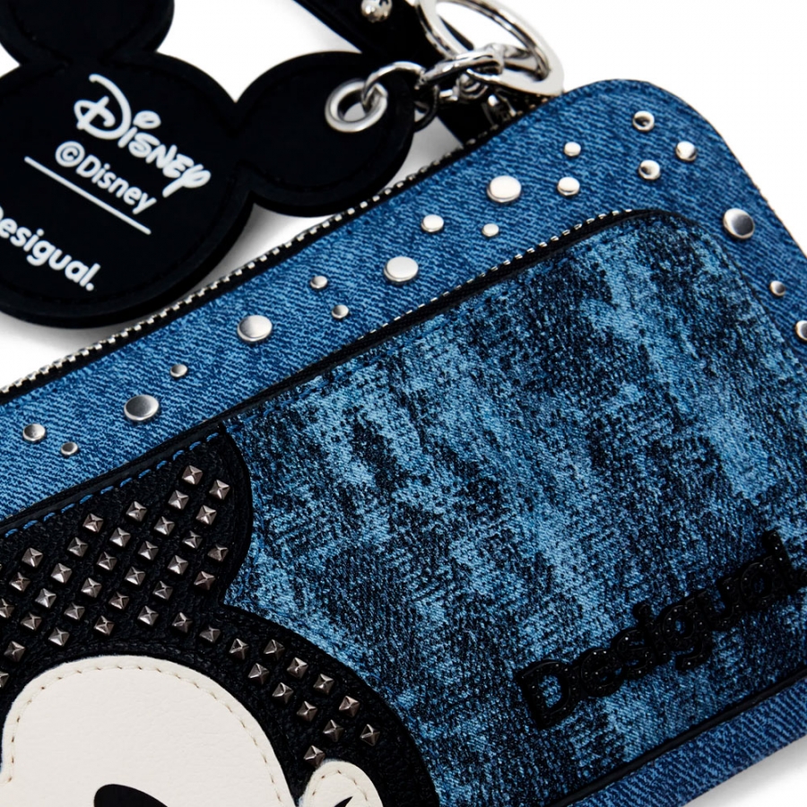 mickey-denim-edge-einfache-brieftasche