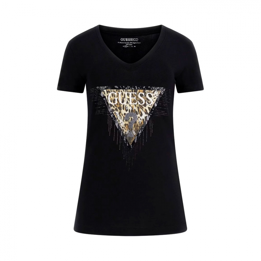 t-shirt-con-logo-triangolare-con-stampa-animalier