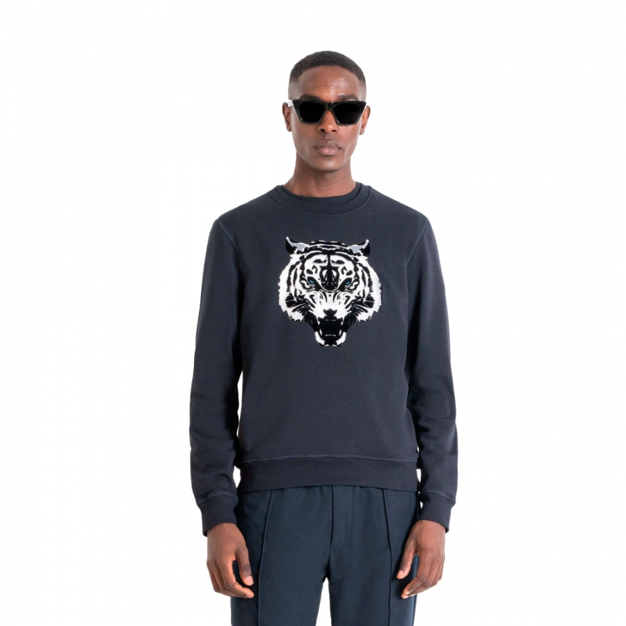 sudadera-regular-fit-con-estampado-de-tigre