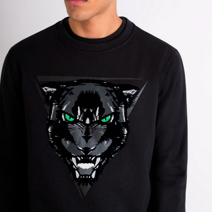 regular-fit-sweatshirt-with-panther-print