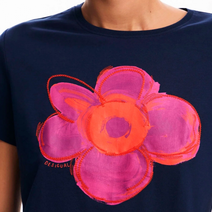 camiseta-ilustracion-flor