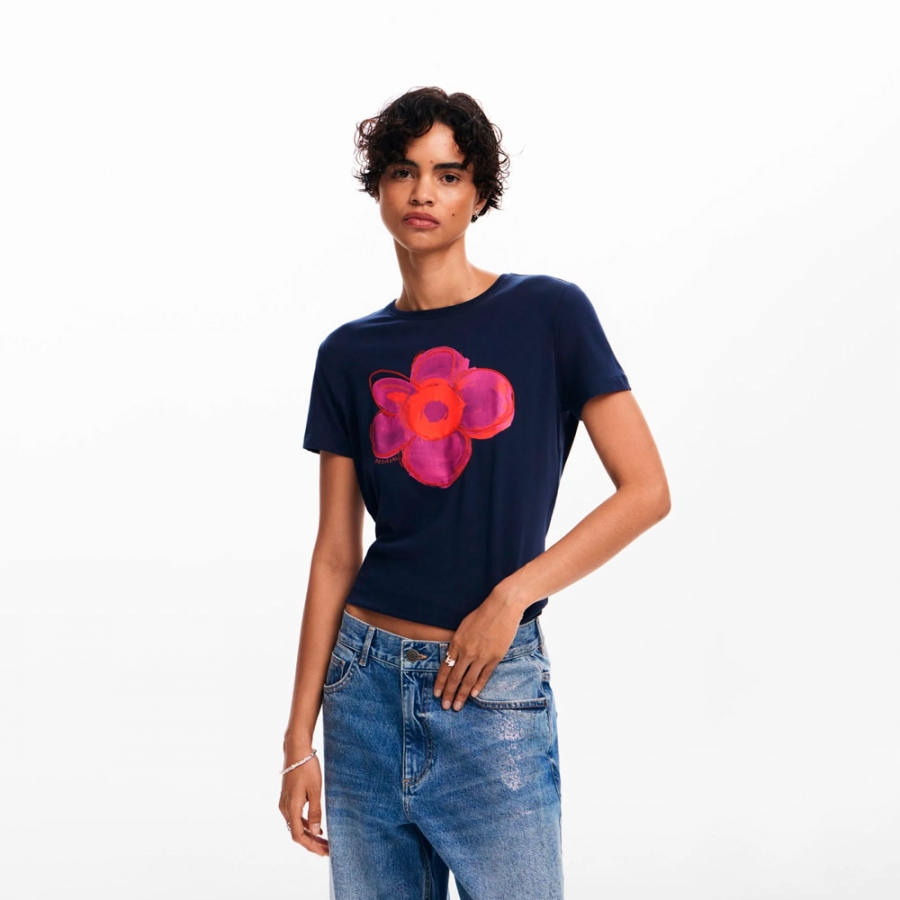 camiseta-ilustracion-flor