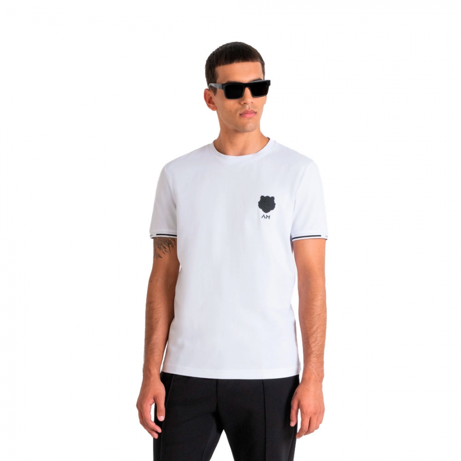 slim-fit-t-shirt-with-rubber-tiger-logo