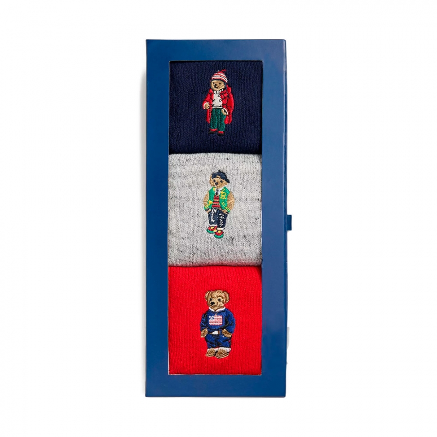 paquet-de-3-chaussettes-roulees-polo-bear