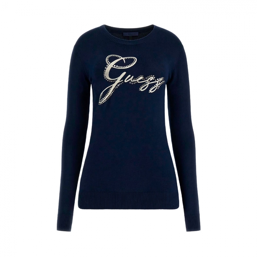 sweatshirt-with-front-rhinestone-logo