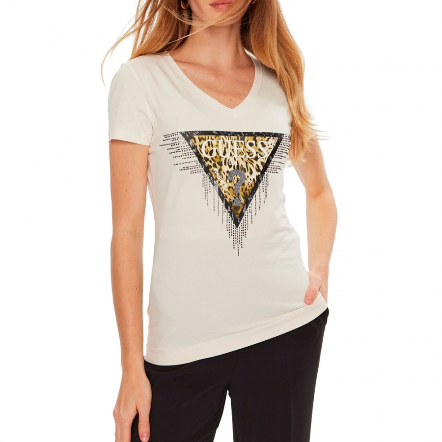 t-shirt-con-logo-triangolare-con-stampa-animalier