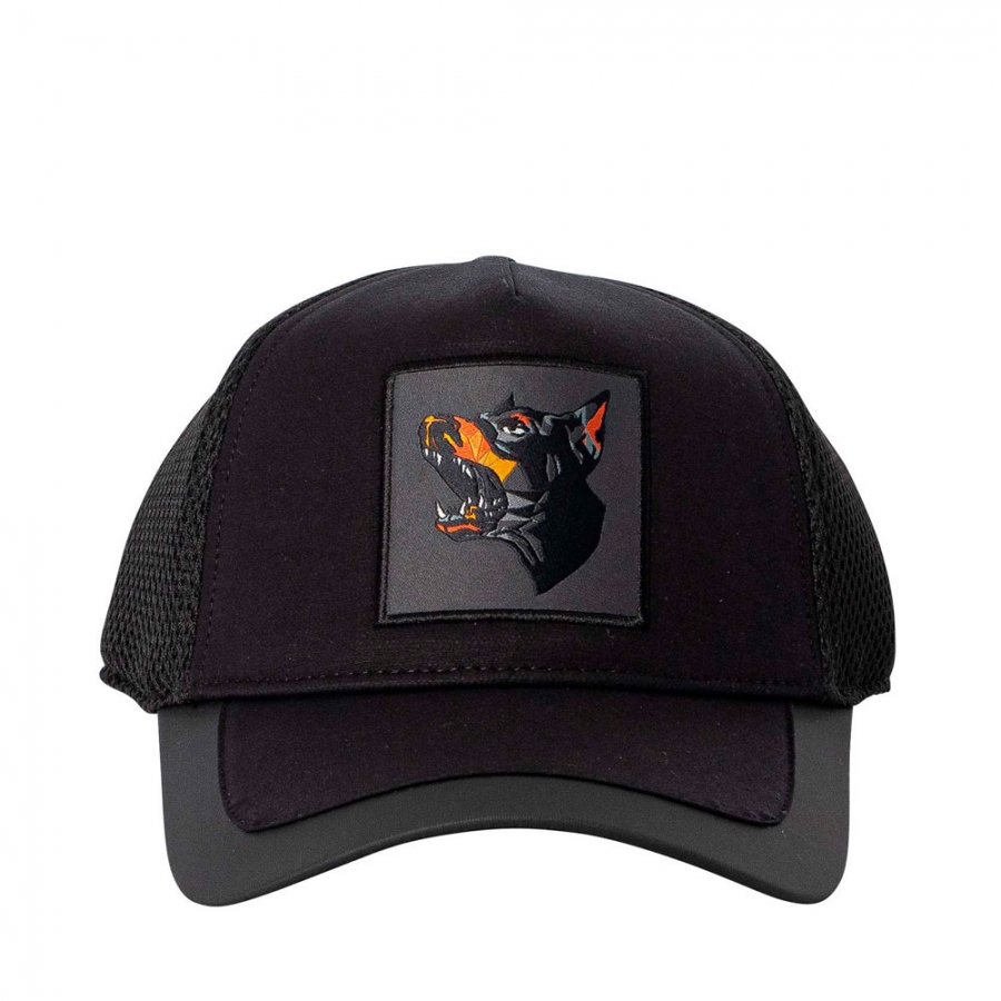 trucker-style-cap-with-doberman-patch