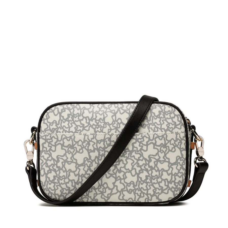 borsa-a-tracolla-mini-kaos-beige-nera-tous-design-moderno