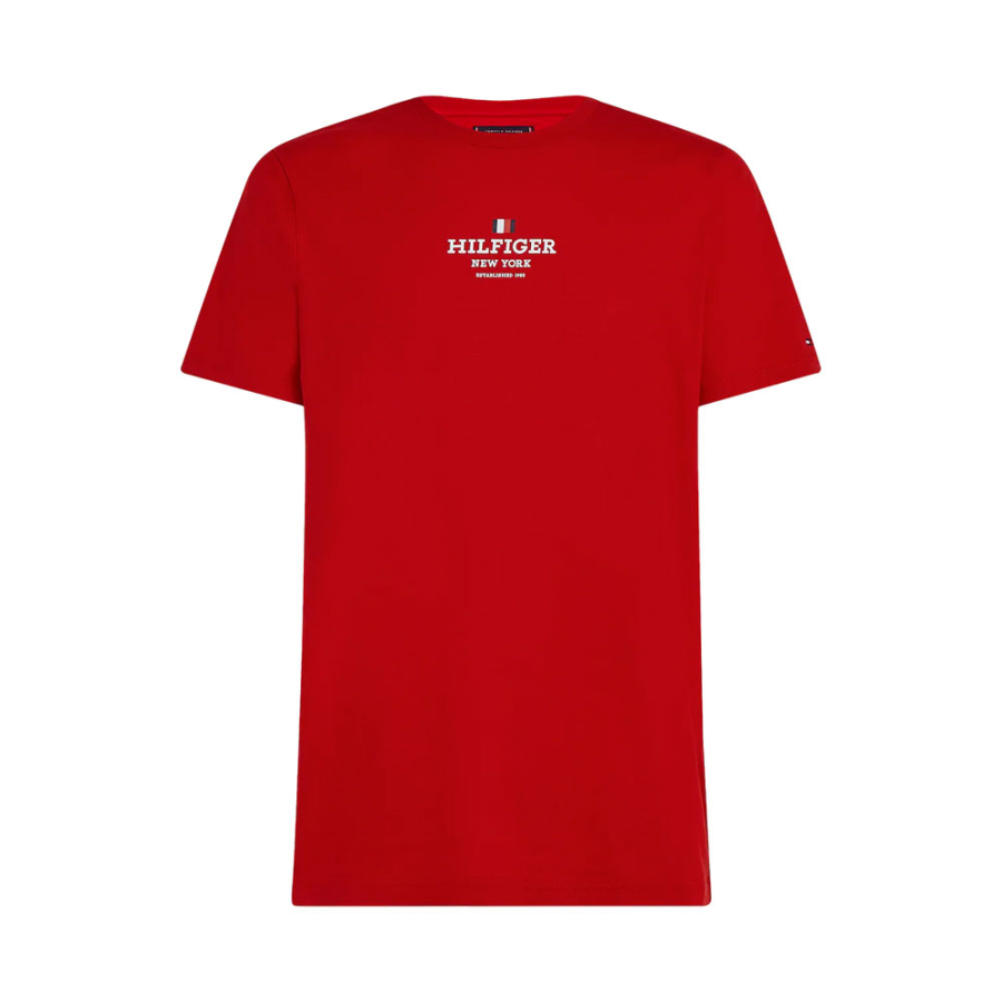 camiseta-de-cuello-redondo-con-logo