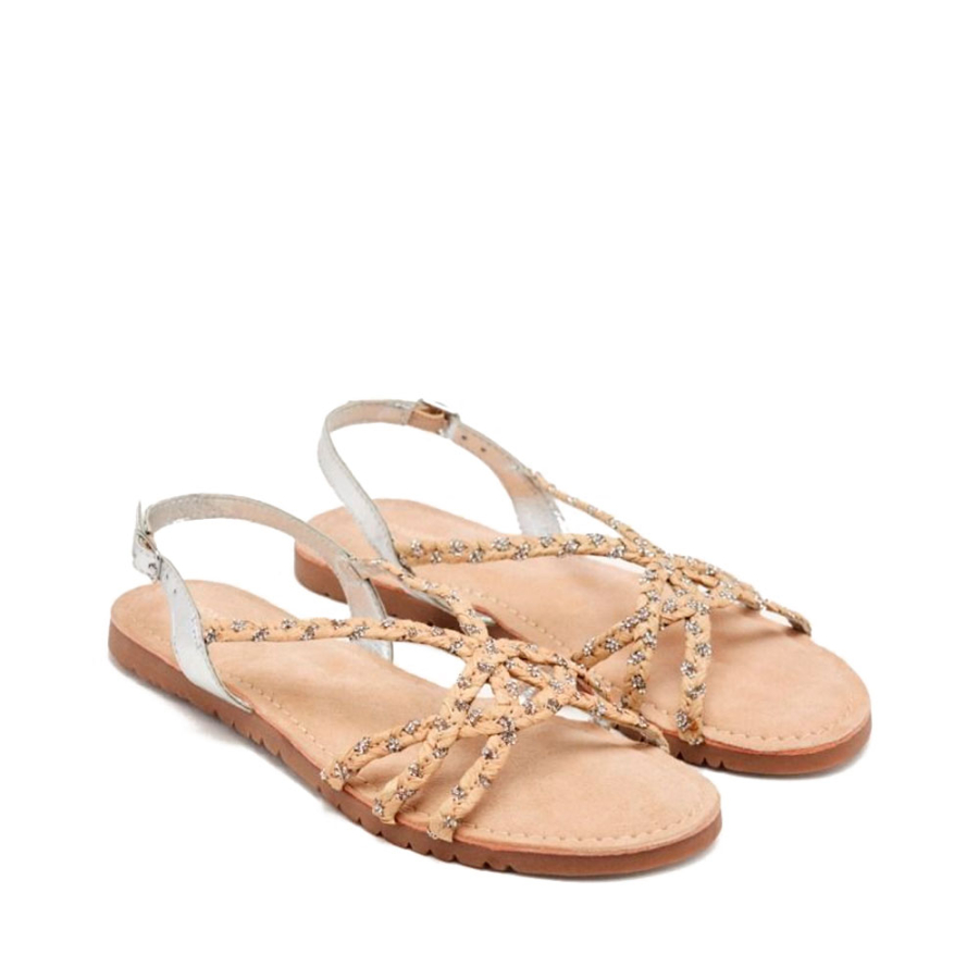 wiota-leather-raffia-and-glitter-sandals