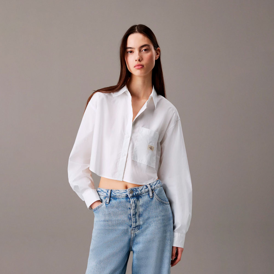 cropped-poplin-shirt