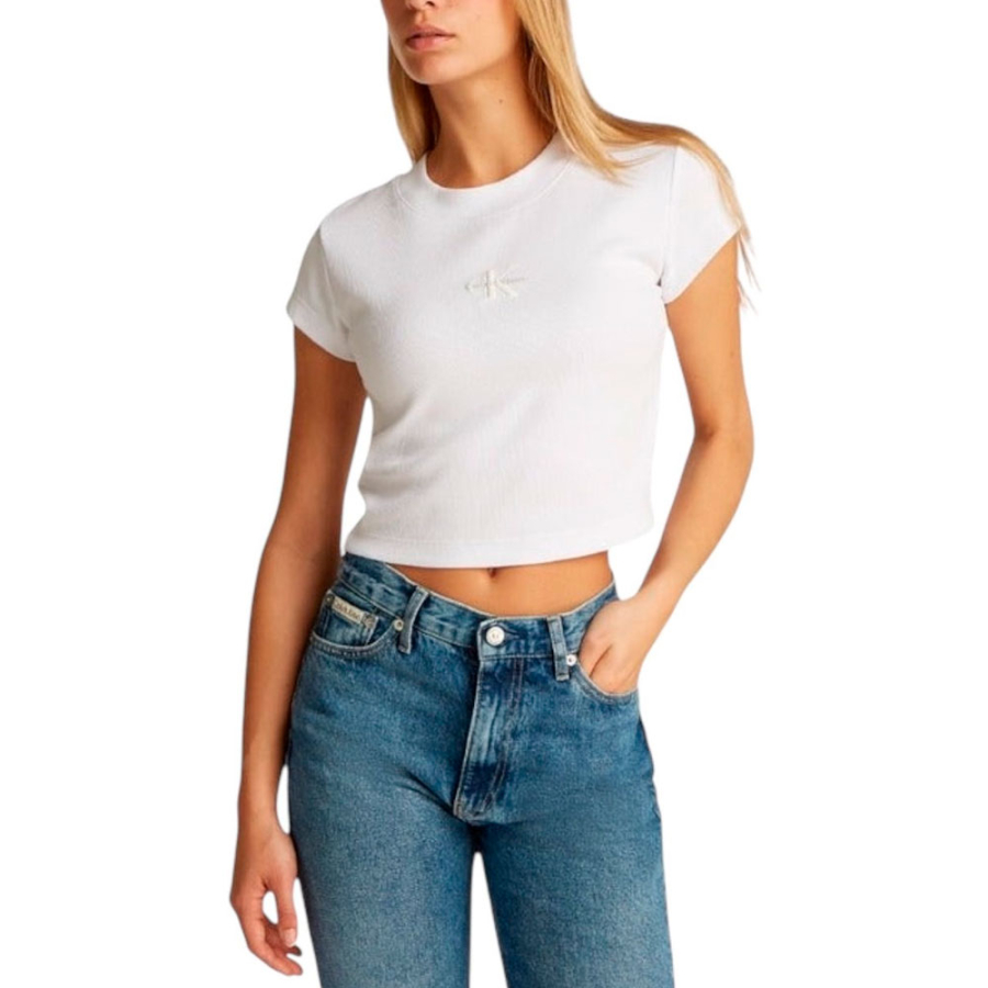 t-shirt-slim-cropped-con-monogramma