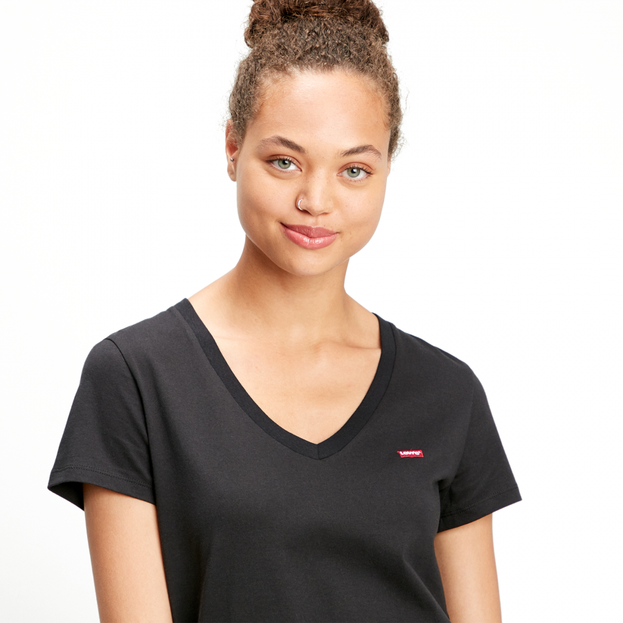 Levis Perfect Vneck Kaviar T-Shirt