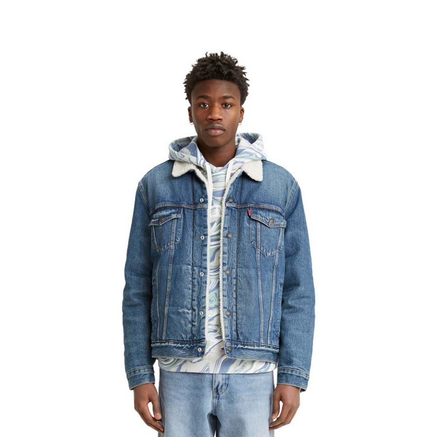 Levis Typ 3 Sherpa Trucker Fabel Sherpa Tru Jacke