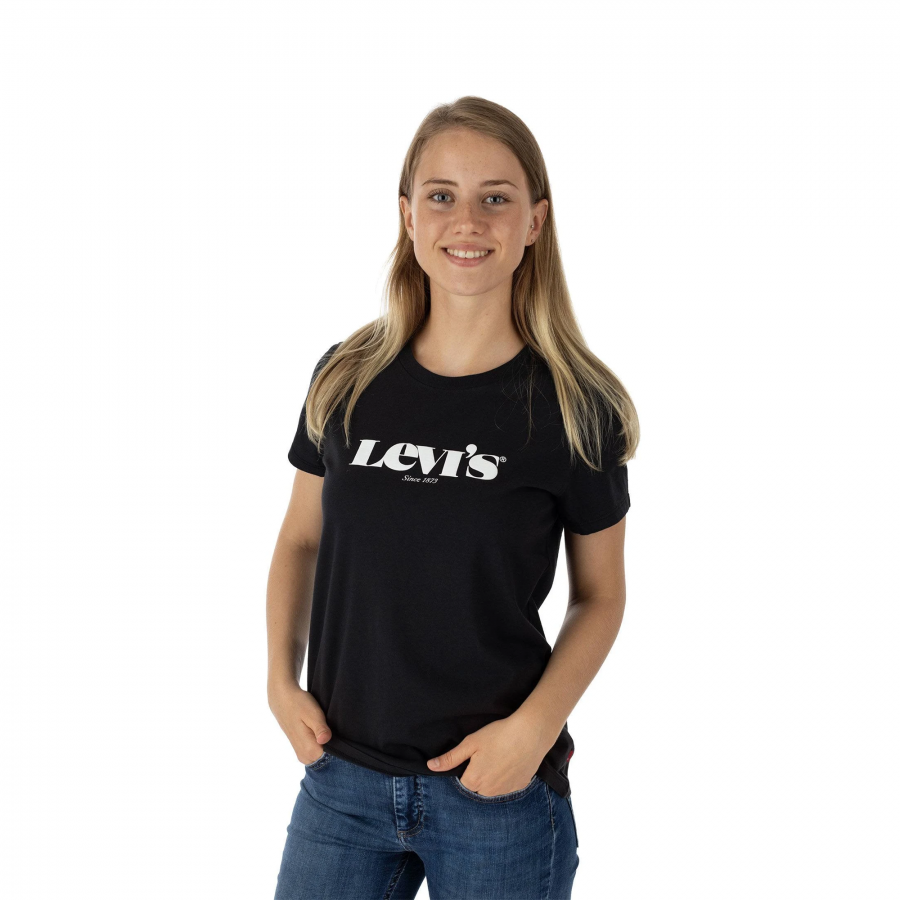Camiseta Levis The Perfect Tee New Logo Ii Caviar
