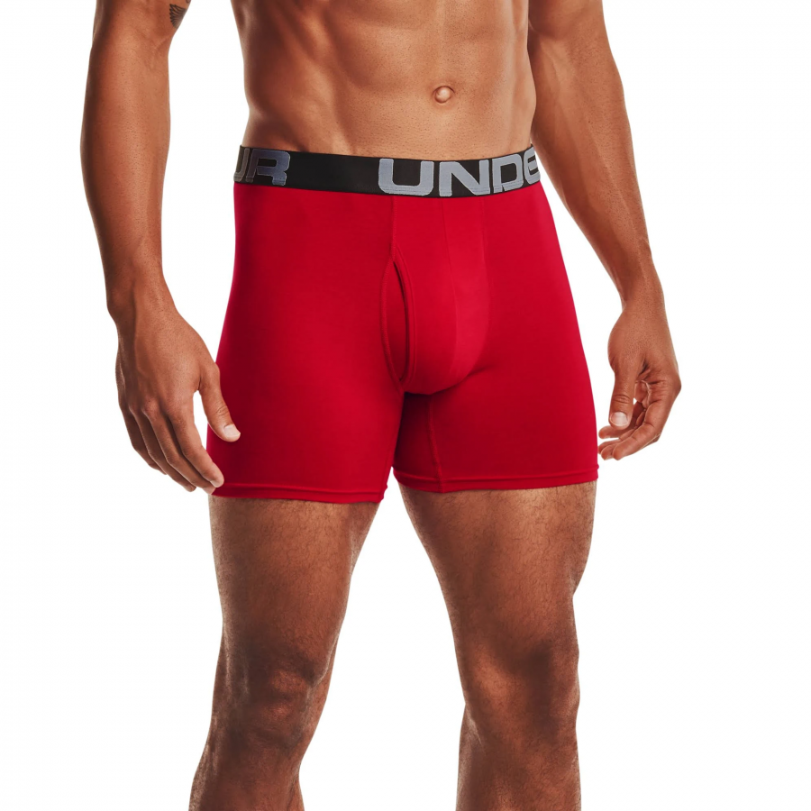 Under Armor Charged Cotton 6In 3 boxers pack