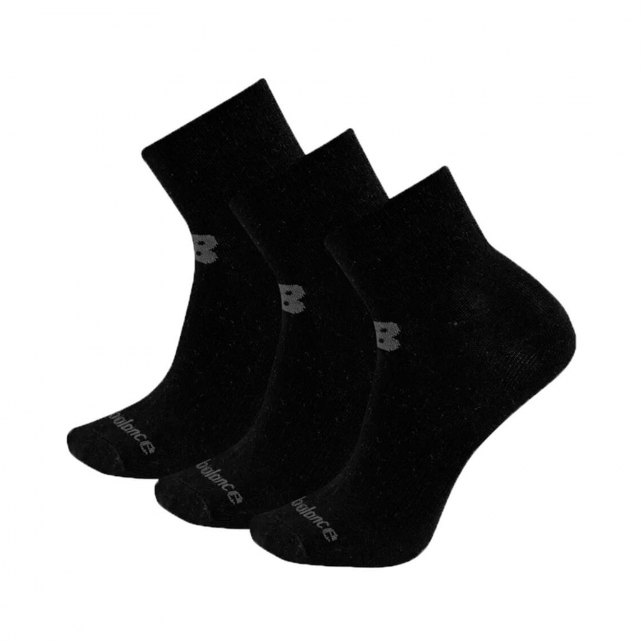 Pack 3 chaussettes New Balance Cotton Flat Knit Cheville