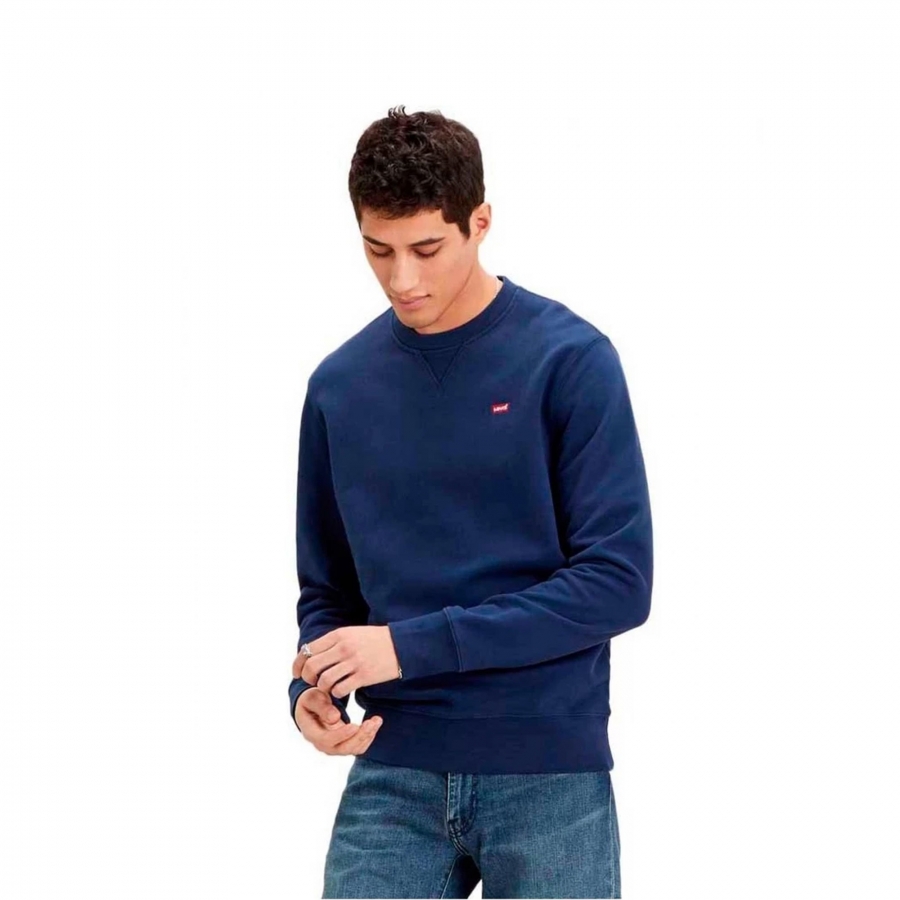 Levis New Original Crew Dress Blues Sweatshirt