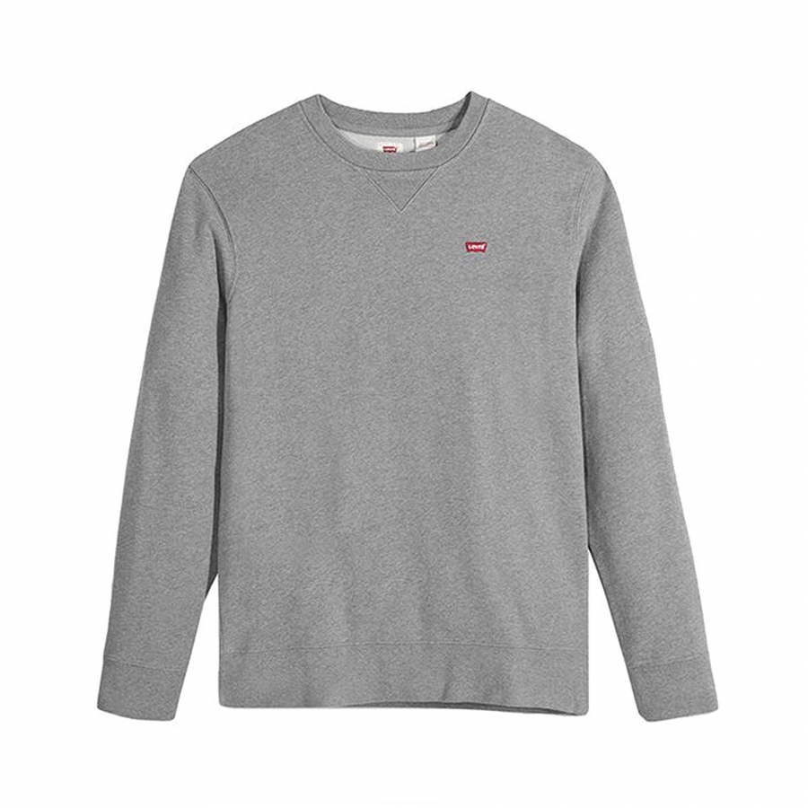 Felpa Levis New Original Crew Chisel Grey