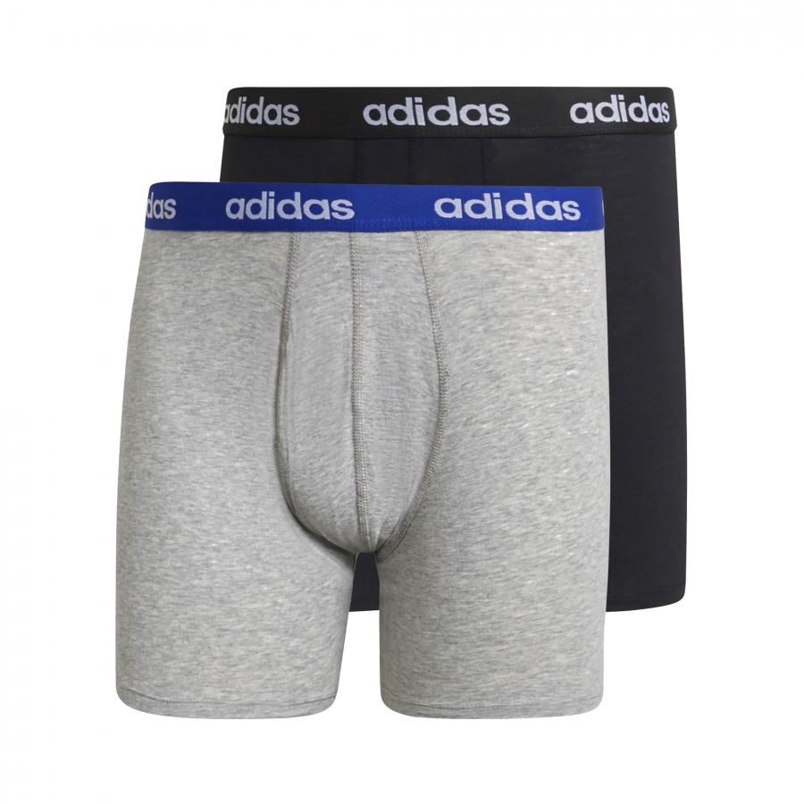 Confezione da 2 slip boxer con logo Adidas Essentials